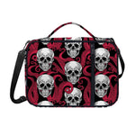Red Octopus Skull Pattern Print Shoulder Strap Bible Bag