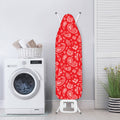 Red Paisley Bandana Pattern Print Ironing Board Cover