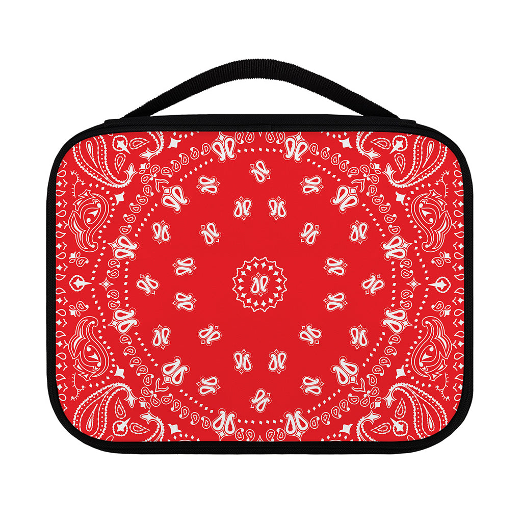 Red Paisley Bandana Print Classic Bible Case