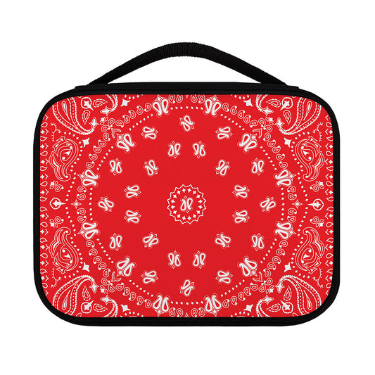 Red Paisley Bandana Print Classic Bible Case