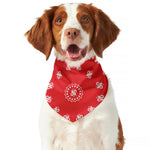 Red Paisley Bandana Print Dog Bandana