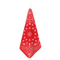 Red Paisley Bandana Print Hand Towel