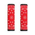 Red Paisley Bandana Print Handle Covers