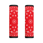 Red Paisley Bandana Print Handle Covers