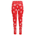 Red Paisley Bandana Print High-Waisted Pocket Leggings
