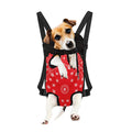 Red Paisley Bandana Print Pet Carrier Backpack