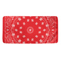 Red Paisley Bandana Print Towel