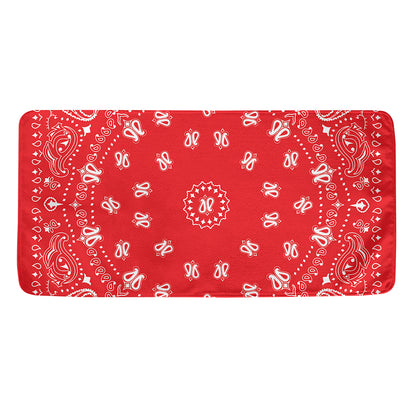 Red Paisley Bandana Print Towel