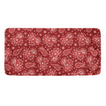 Red Paisley Pattern Print Towel