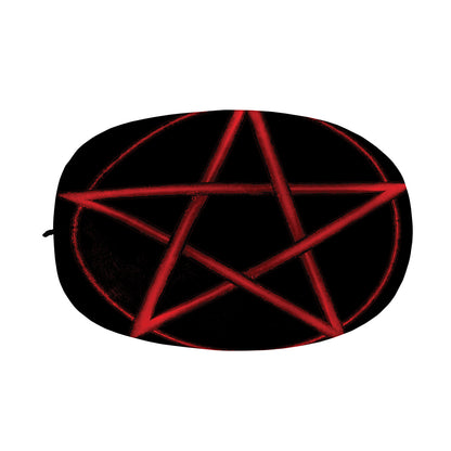 Red Pentagram Symbol Print Car Side Mirror Covers