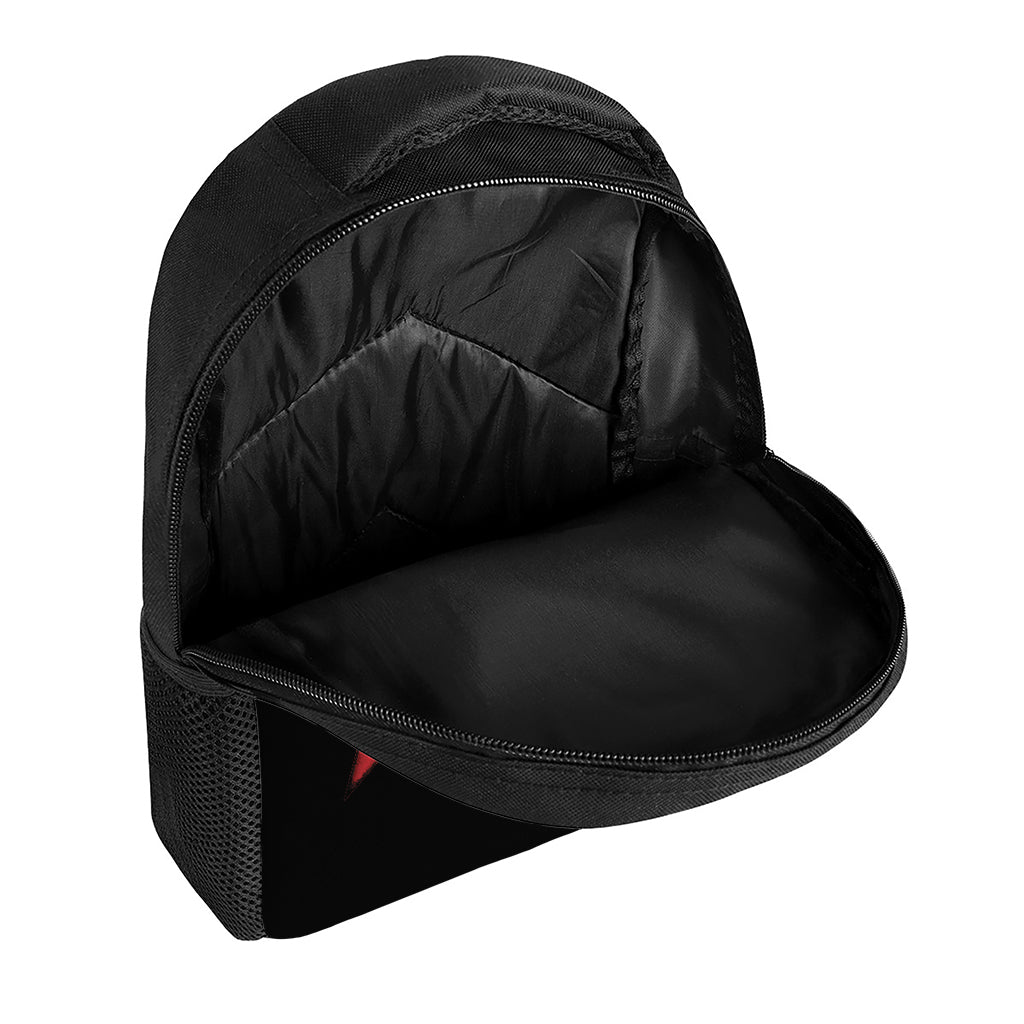 Red Pentagram Symbol Print Casual Backpack