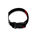 Red Pentagram Symbol Print Dog Collar
