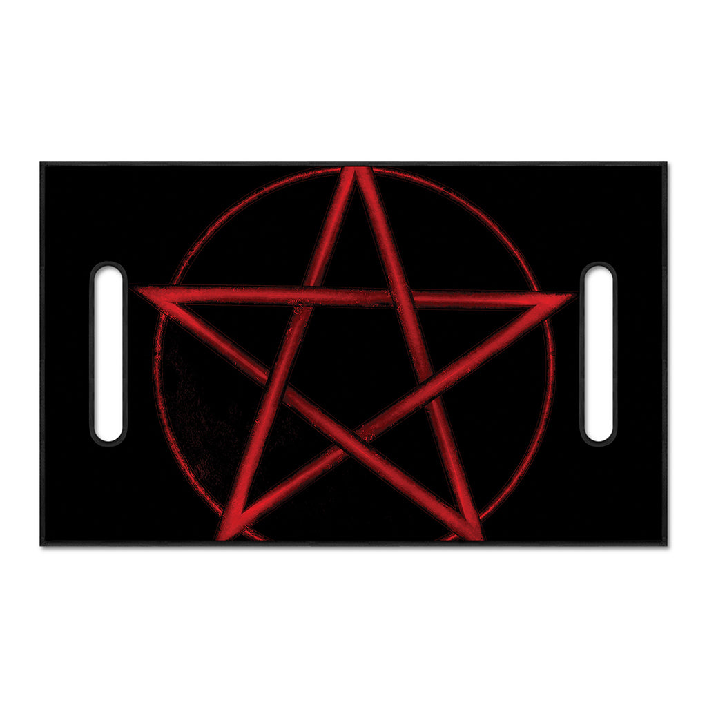 Red Pentagram Symbol Print Golf Cart Seat Cover