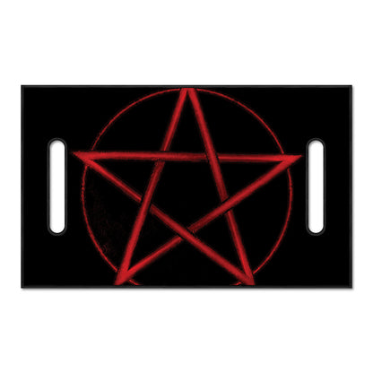 Red Pentagram Symbol Print Golf Cart Seat Cover