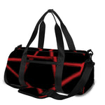 Red Pentagram Symbol Print Gym Bag
