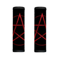 Red Pentagram Symbol Print Handle Covers