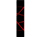 Red Pentagram Symbol Print Table Runner