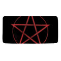Red Pentagram Symbol Print Towel
