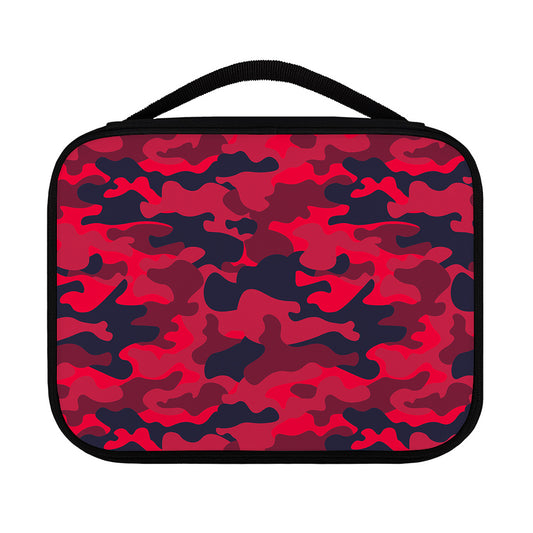 Red Pink And Black Camouflage Print Classic Bible Case