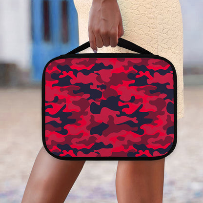 Red Pink And Black Camouflage Print Classic Bible Case