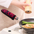Red Pink And Black Camouflage Print Skillet Handle Cover