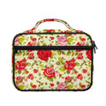Red Pink Rose Floral Pattern Print Briefcase Bible Bag