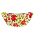 Red Pink Rose Floral Pattern Print Fanny Pack