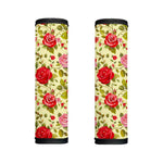 Red Pink Rose Floral Pattern Print Handle Covers