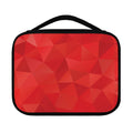 Red Polygonal Geometric Print Classic Bible Case