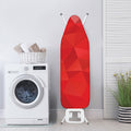 Red Polygonal Geometric Print Ironing Board Cover