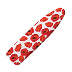 Red Poppy Pattern Print Ironing Board Cover