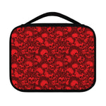 Red Punk Skull Pattern Print Classic Bible Case