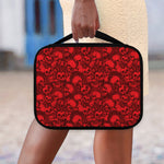 Red Punk Skull Pattern Print Classic Bible Case