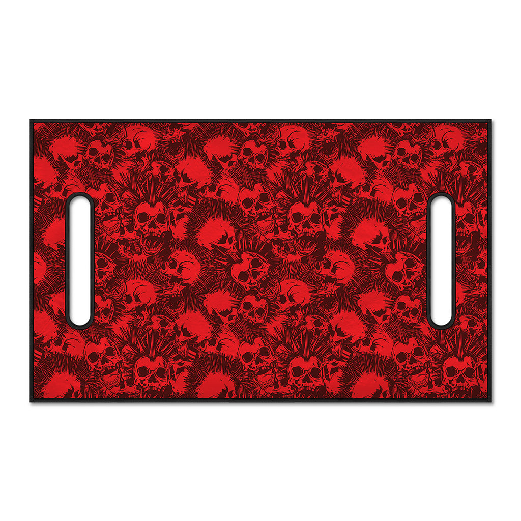 Red Punk Skull Pattern Print Golf Cart Seat Cover