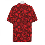 Red Punk Skull Pattern Print Hawaiian Shirt