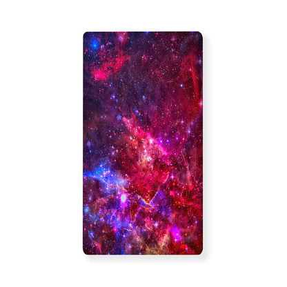 Red Purple Nebula Galaxy Space Print Baby Crib Sheet