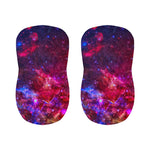 Red Purple Nebula Galaxy Space Print Bar Stool Covers