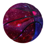 Red Purple Nebula Galaxy Space Print Basketball