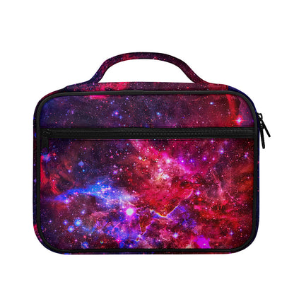 Red Purple Nebula Galaxy Space Print Briefcase Bible Bag