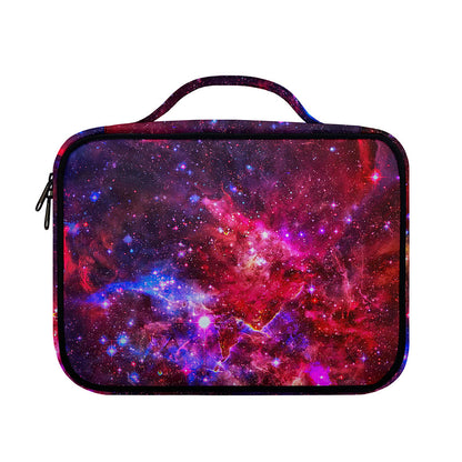 Red Purple Nebula Galaxy Space Print Briefcase Bible Bag
