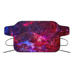 Red Purple Nebula Galaxy Space Print Car Windshield Snow Cover