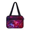 Red Purple Nebula Galaxy Space Print Double Strap Bible Bag