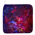 Red Purple Nebula Galaxy Space Print Hand Towel
