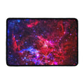 Red Purple Nebula Galaxy Space Print Kitchen Mat