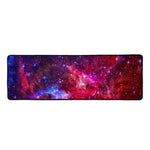 Red Purple Nebula Galaxy Space Print Long Kitchen Mat