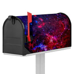 Red Purple Nebula Galaxy Space Print Mailbox Cover