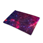 Red Purple Nebula Galaxy Space Print Pet Cooling Mat Cover