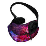 Red Purple Nebula Galaxy Space Print Pet Sling Carrier