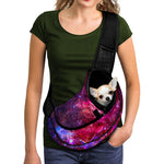 Red Purple Nebula Galaxy Space Print Pet Sling Carrier