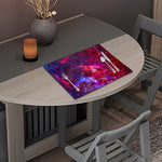 Red Purple Nebula Galaxy Space Print Placemat